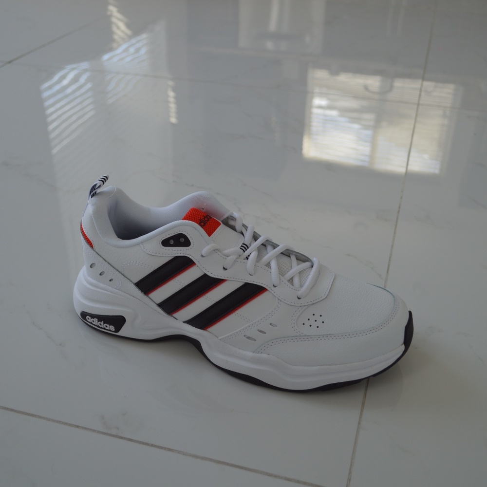 Adidas strutter leather white sneaker shoes men nw - Picture 11 of 14